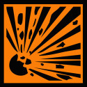 explosive warning symbol